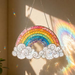 Rainbow Dream Hologram Suncatcher